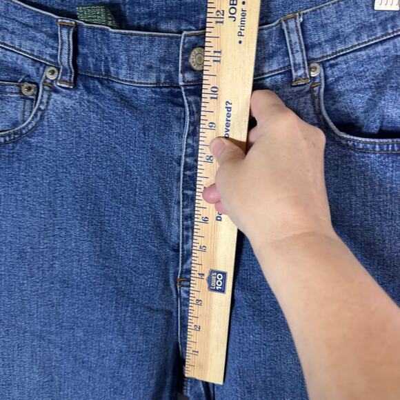 Lauren Jeans Co. Ralph Lauren Blue Denim Jeans Straight‎ Sz 12P Petite Classic - Picture 7 of 8